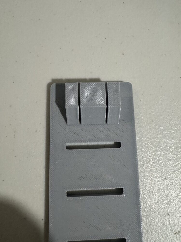 Cover clip with all 3 segments intact